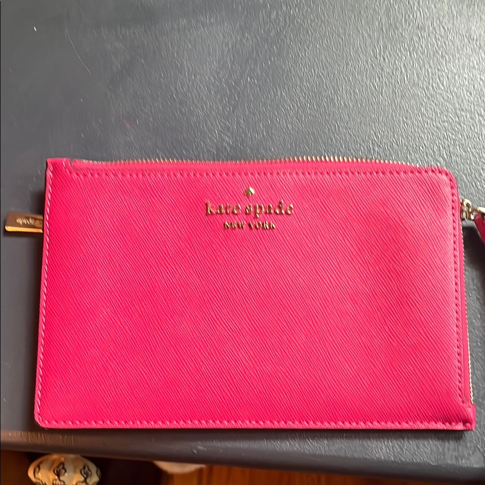 kate spade Vibrant Pink Wristlet